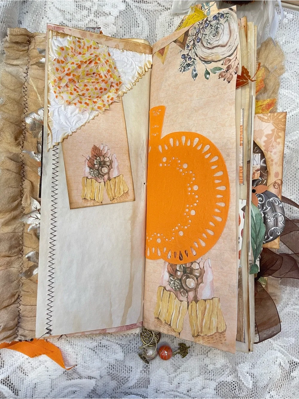 Handmade charming autumn